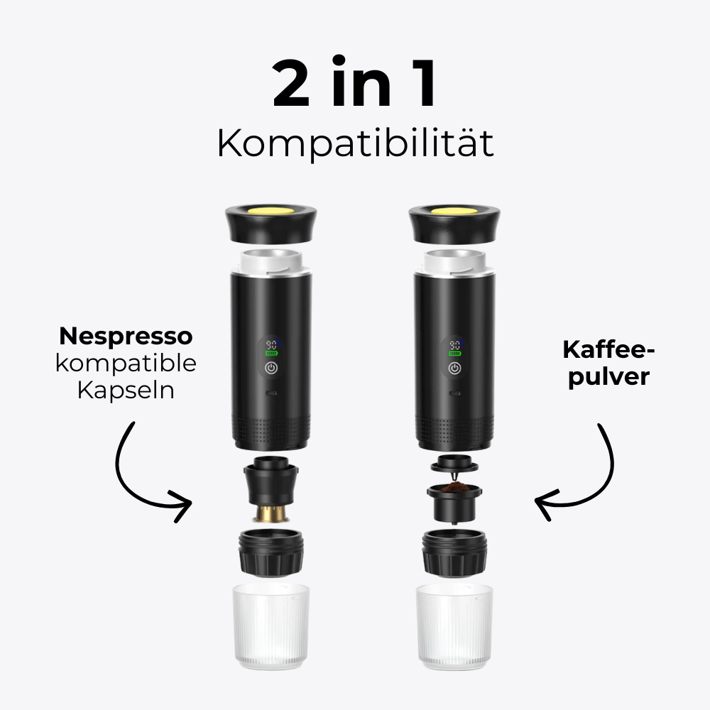 MYMOKKA Go™ – Tragbare Espressomaschine