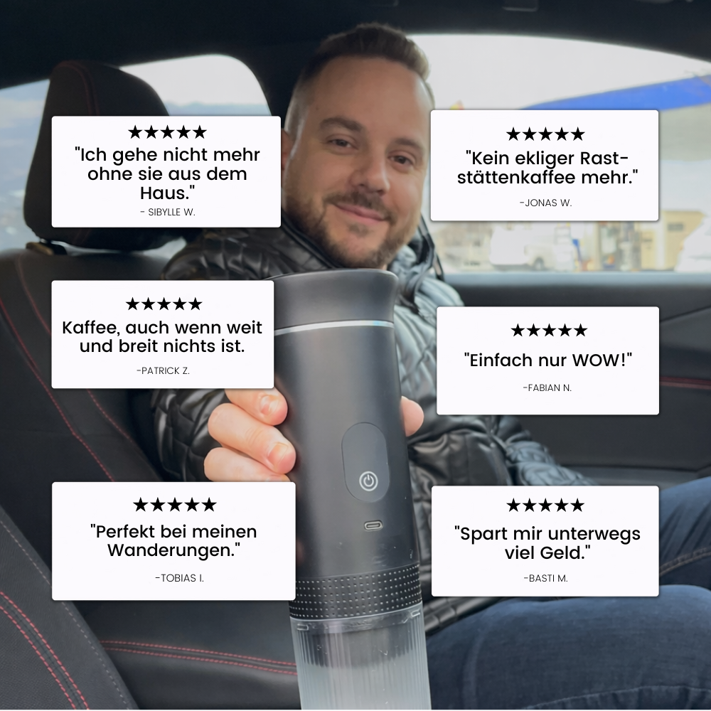 MYMOKKA Go™ – Tragbare Espressomaschine